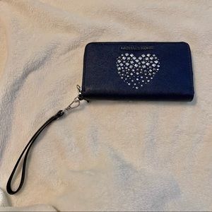 Michael Kors wallet wristlet with studs